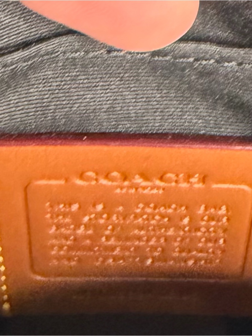 Coach Unisex Tan Leather Crossbody Bag - Picture 5 of 6